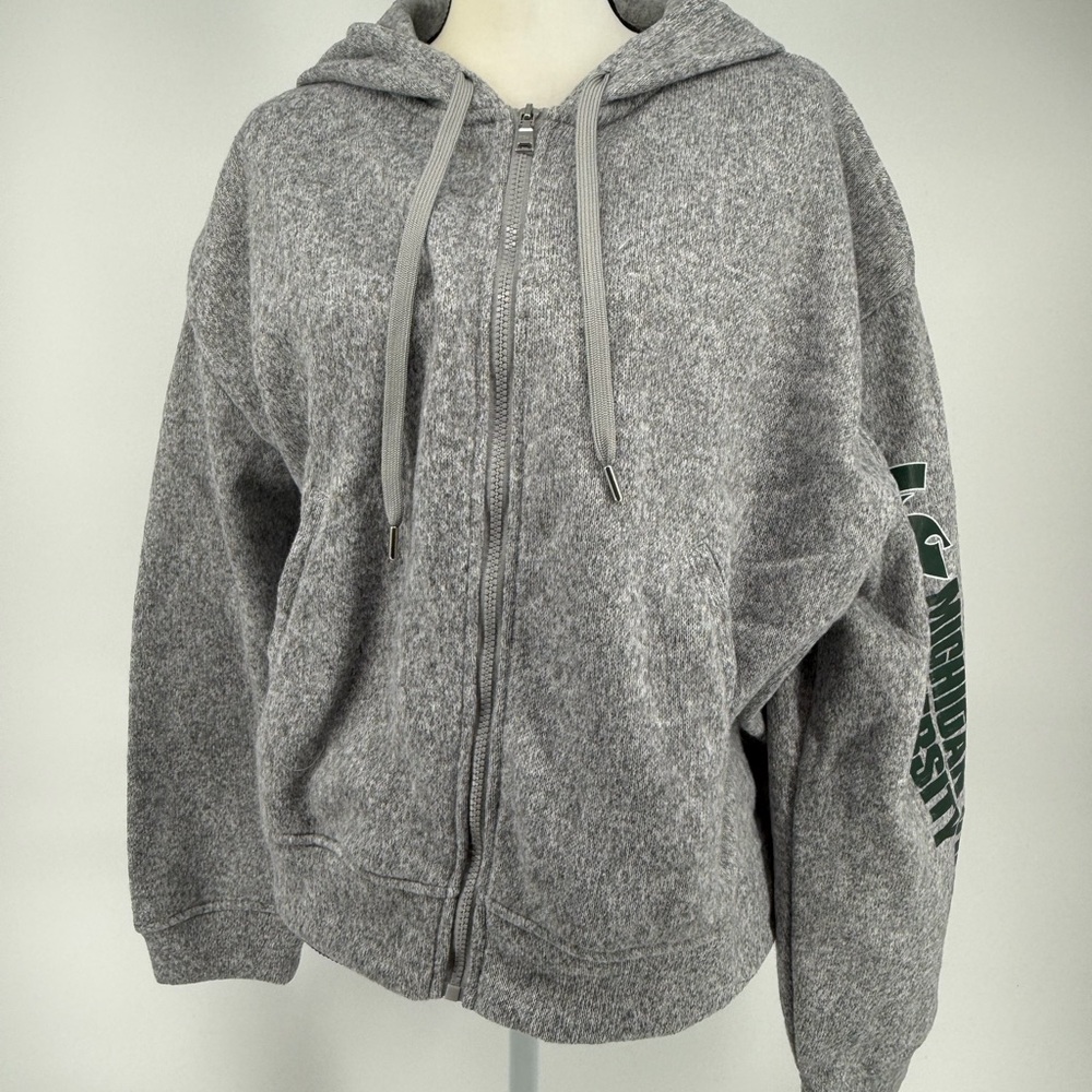 NWT Wear Erin Andrews Michigan State Spartans Full Zip Hoodie Embroider NCAA XXL
